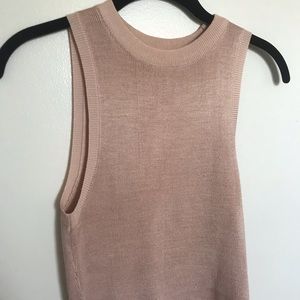 Mauve Knit Crop Top